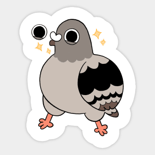 Happy Pigeon Sticker